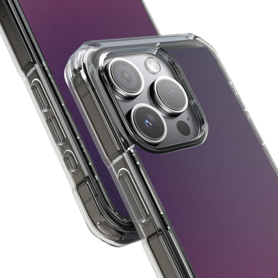 Velvet Dusk · Clear Impact Magnetic Phone Case for iPhone · Purple