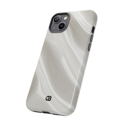 Liquid Enamel Fold · Tough Phone Case for iPhone · White