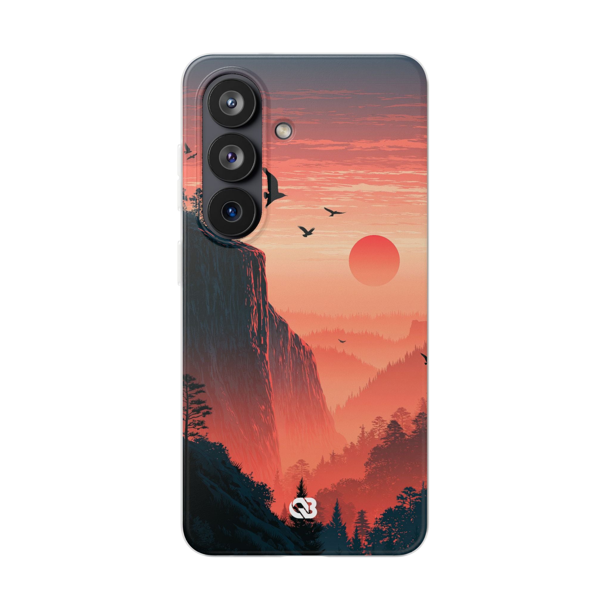 Orange Lite Phone Case for Samsung - Crimson Ridge Flight