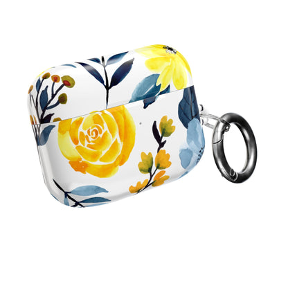 Yellow Blue Blossoms - AirPods Cover