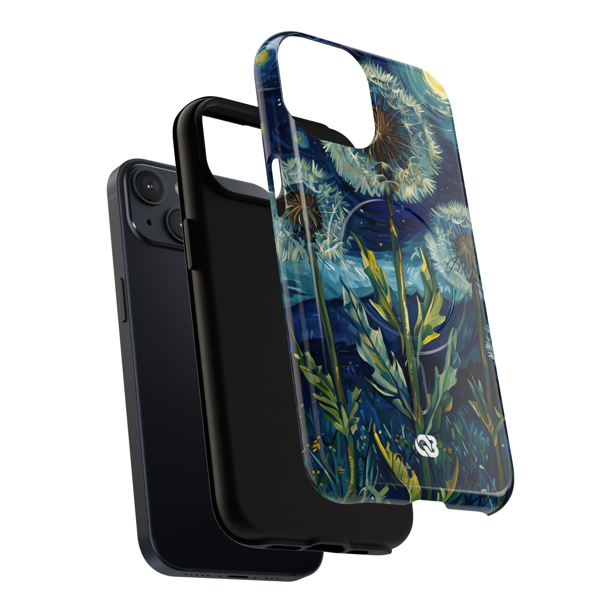 Starry Dandelion Swirl · Tough+ Coque de téléphone pour iPhone · Magsafe