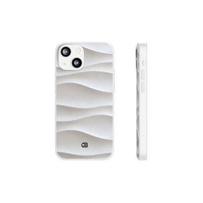 Sculpted Dune Relief · Lite Phone Case for iPhone ·  White