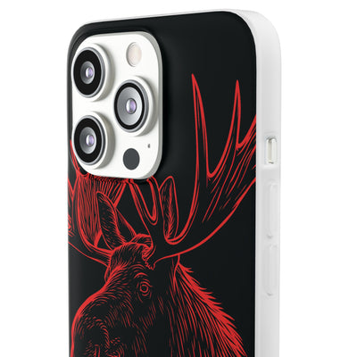 Nordic Elk · Lite Phone Case for iPhone ·  Black