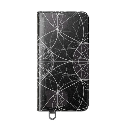 Witte Mandala Stralings - Samsung S25 Case - Portemonnee