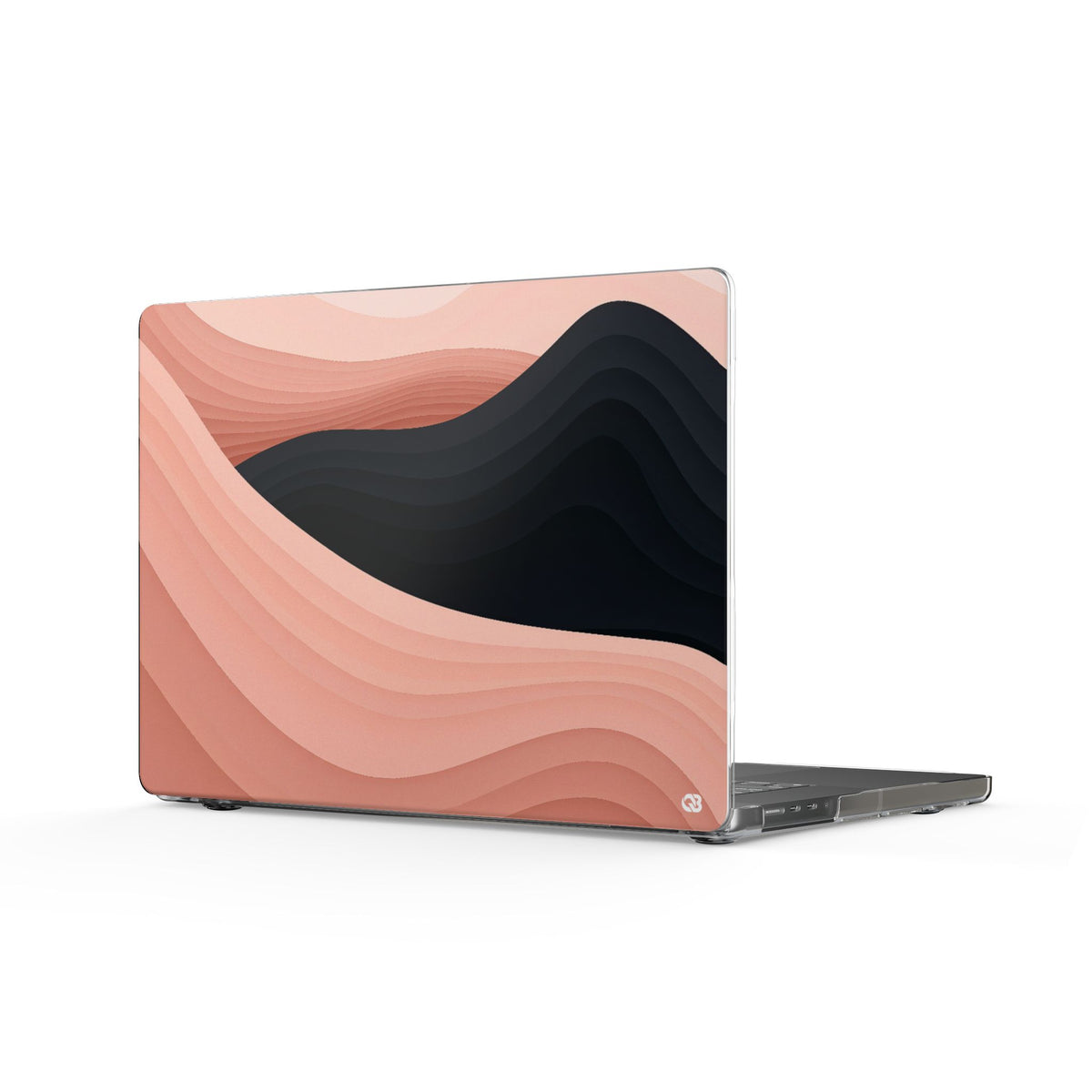 Terracotta Dunes · Clear Hard Case for MacBook · Pink