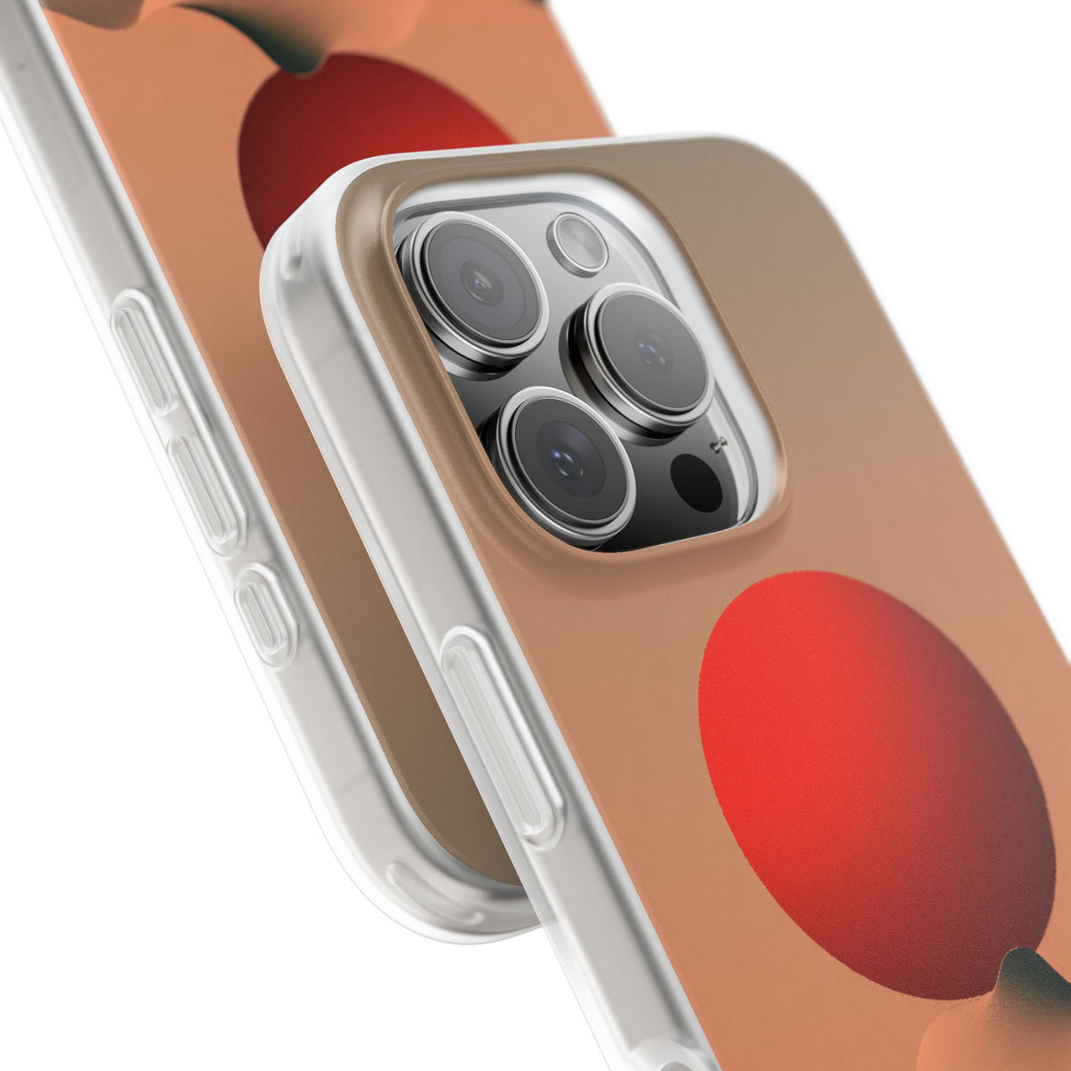 Crimson Sol Ridge · Lite Phone Case for iPhone ·  Red