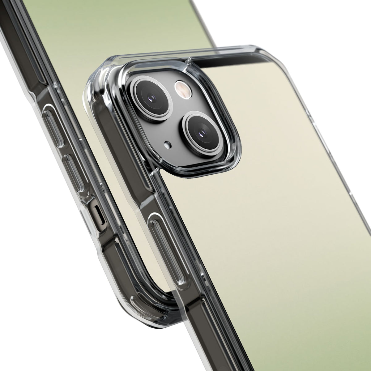 Muted Sage Ombre · Clear Impact Magnetic Phone Case for iPhone · Green