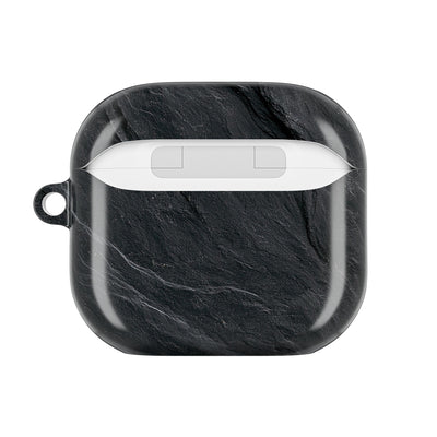 Dark Slate Strata · Hard Case for AirPods & AirPods Pro · Black