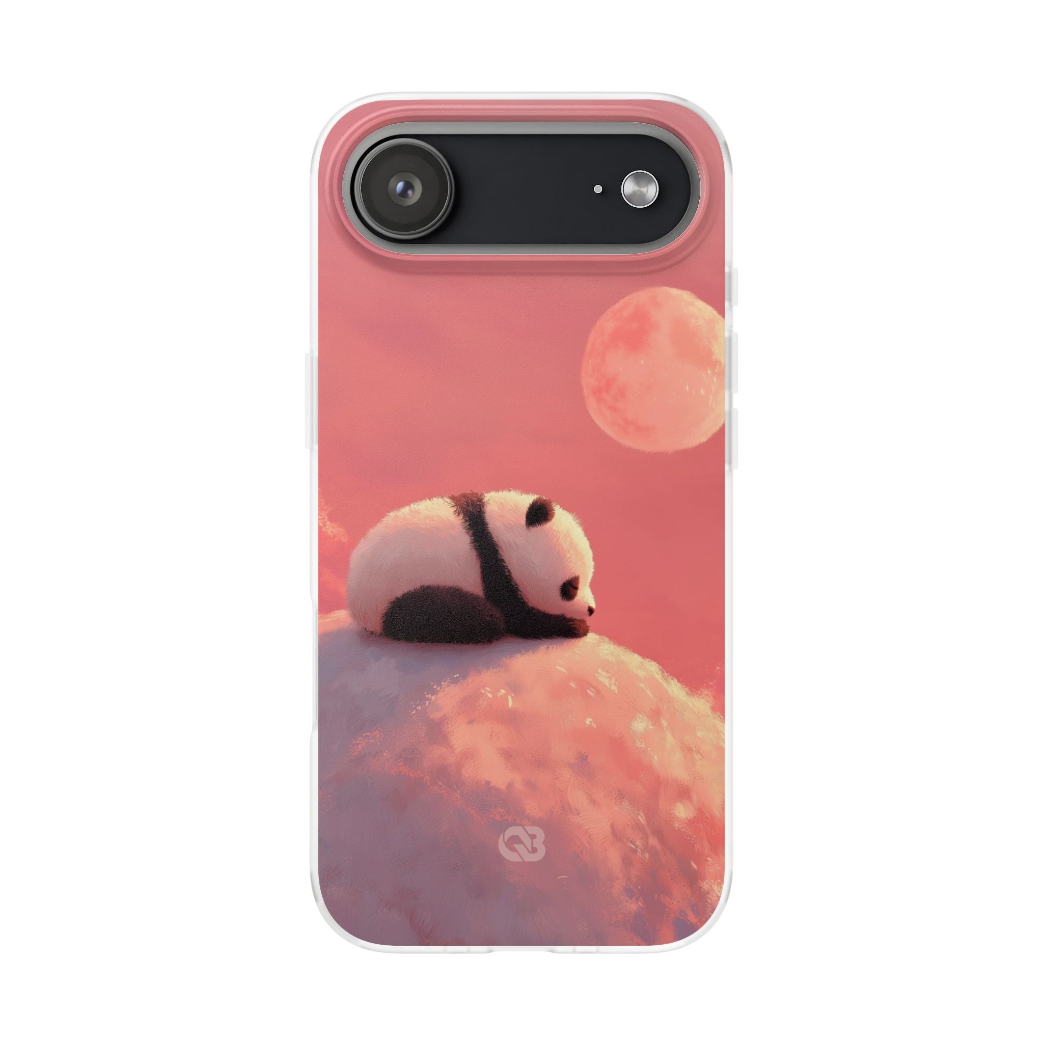 Rose Moon Panda · Soft Phone Case for iPhone