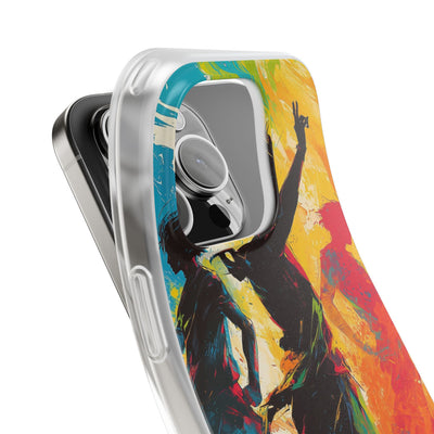 Electric Motion Blur · Soft Phone Case for iPhone