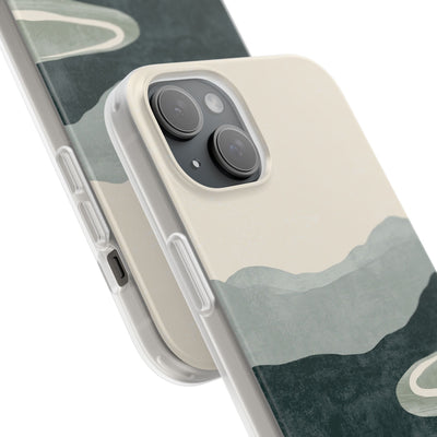 Green Lite Phone Case for iPhone - Misty Sage Valley