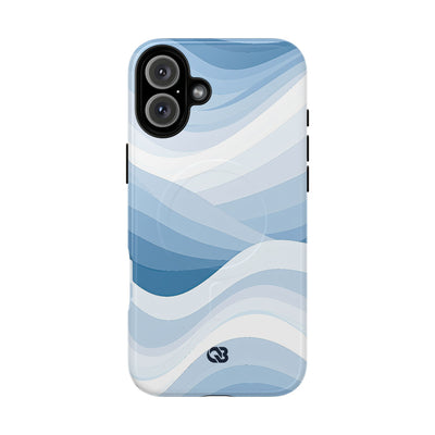 Glacial Contour · Tough 2.0 Magnetic Phone Case for iPhone · Blue