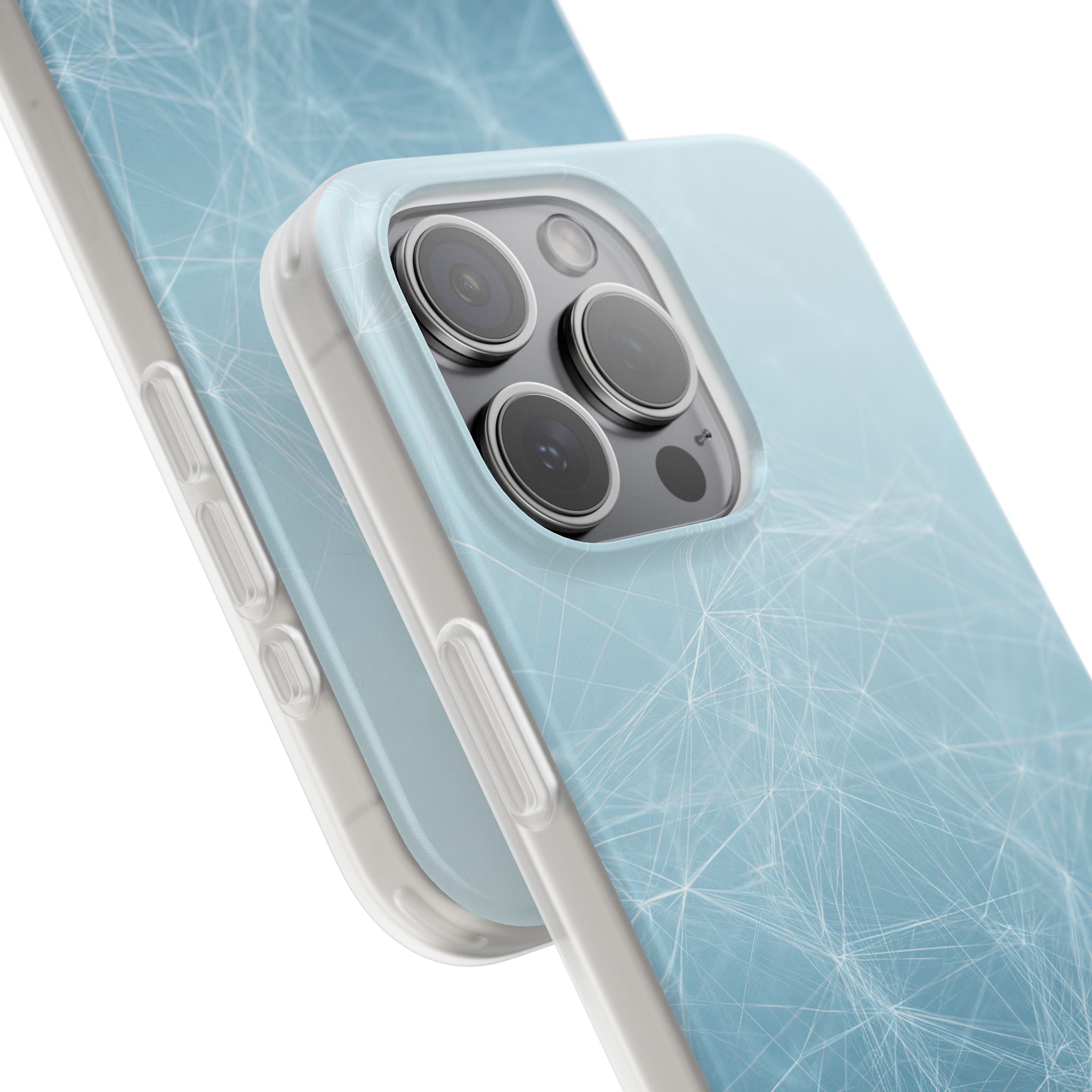 Teal Lite Phone Case for iPhone - Arctic Digital Nexus