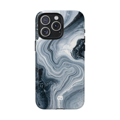 Suminagashi Ink Flow · Tough 2.0 Magnetic Phone Case for iPhone · Grey
