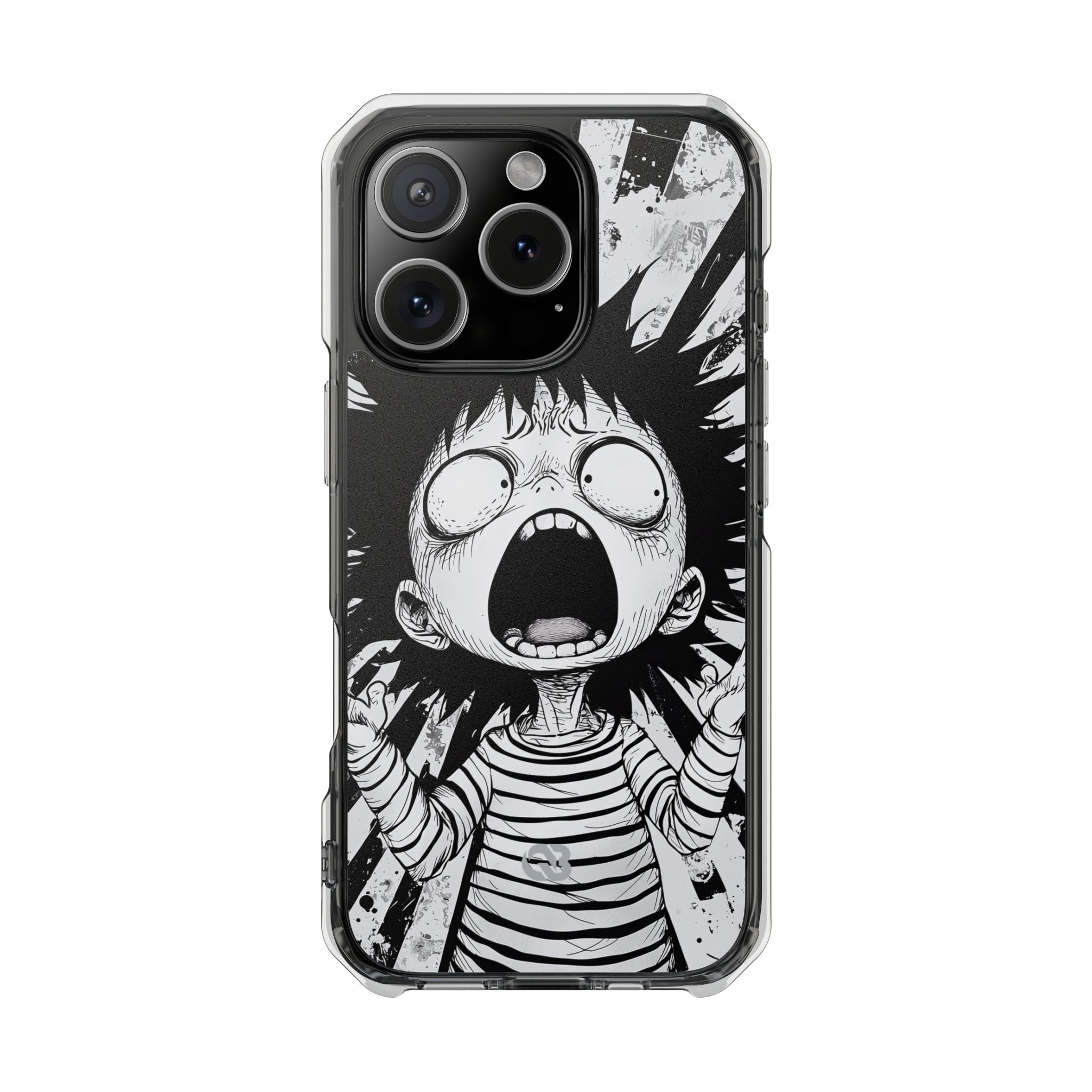 Chaotic Monochrome Scream · Impact etui na iPhone · Magsafe