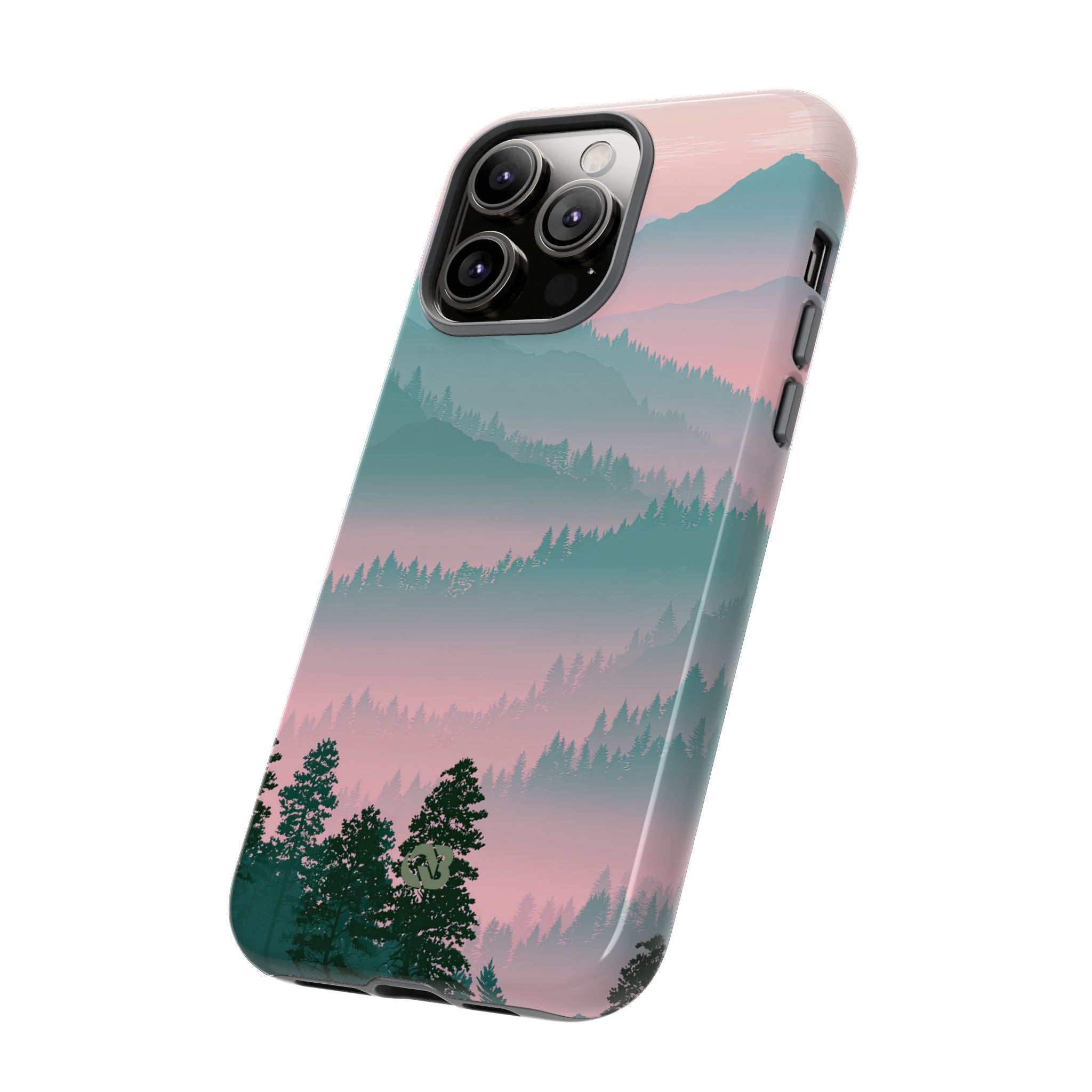 Teal Tough Phone Case for iPhone - Alpine Mist Teal