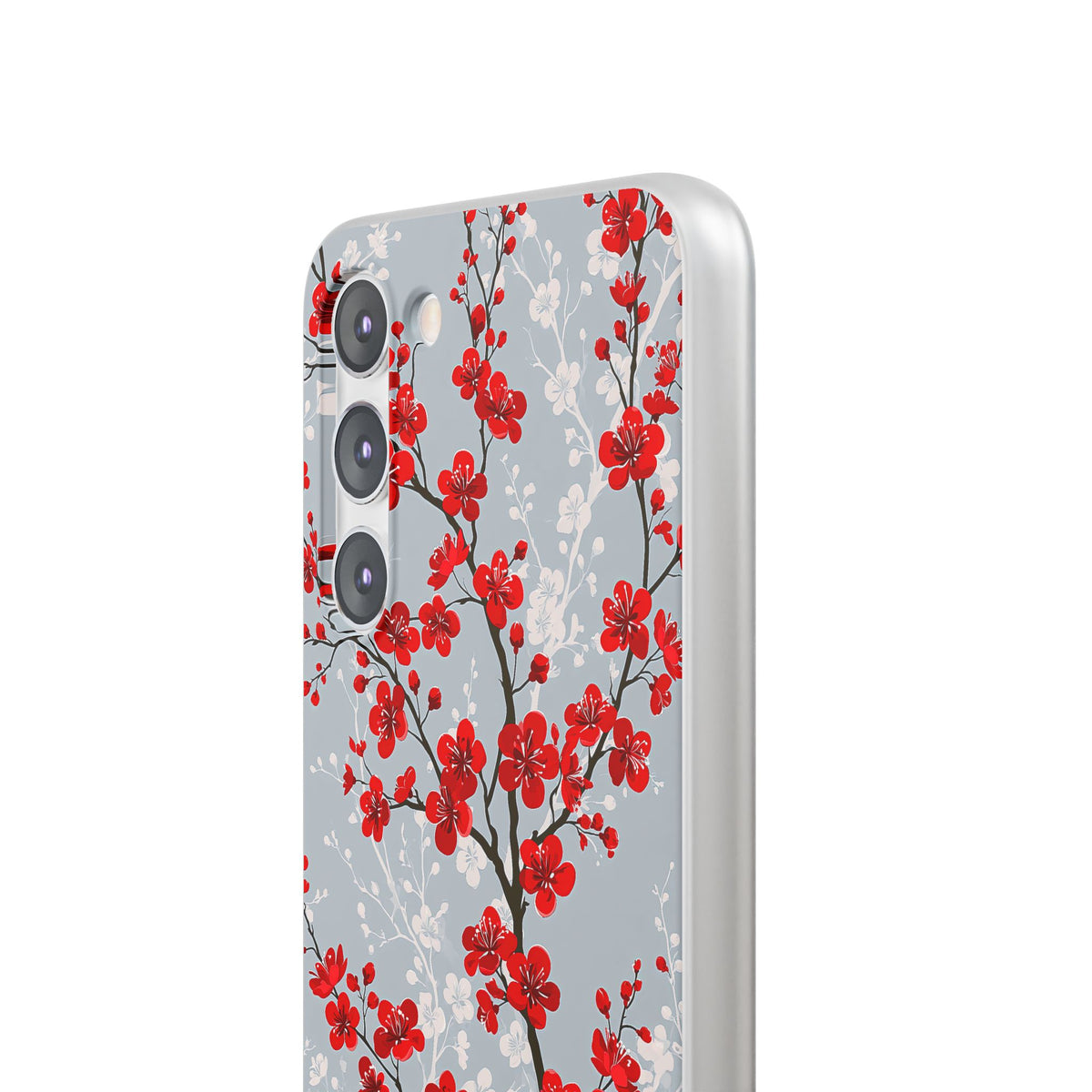 Scarlet Plum Blossom · Lite Phone Case for Samsung · Red
