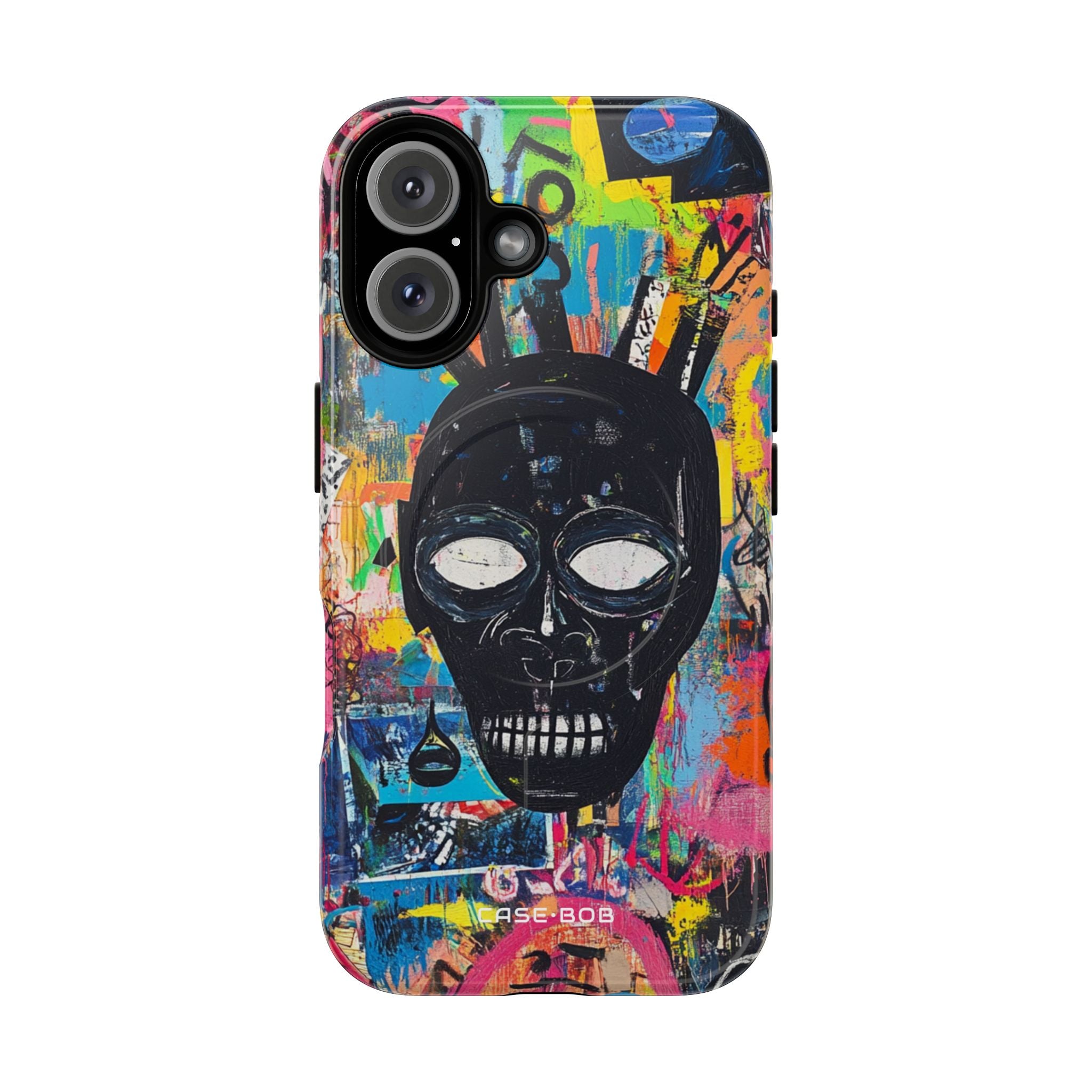 Skull Vortex iPhone 16 Case - Tough+ - CASE•BOB