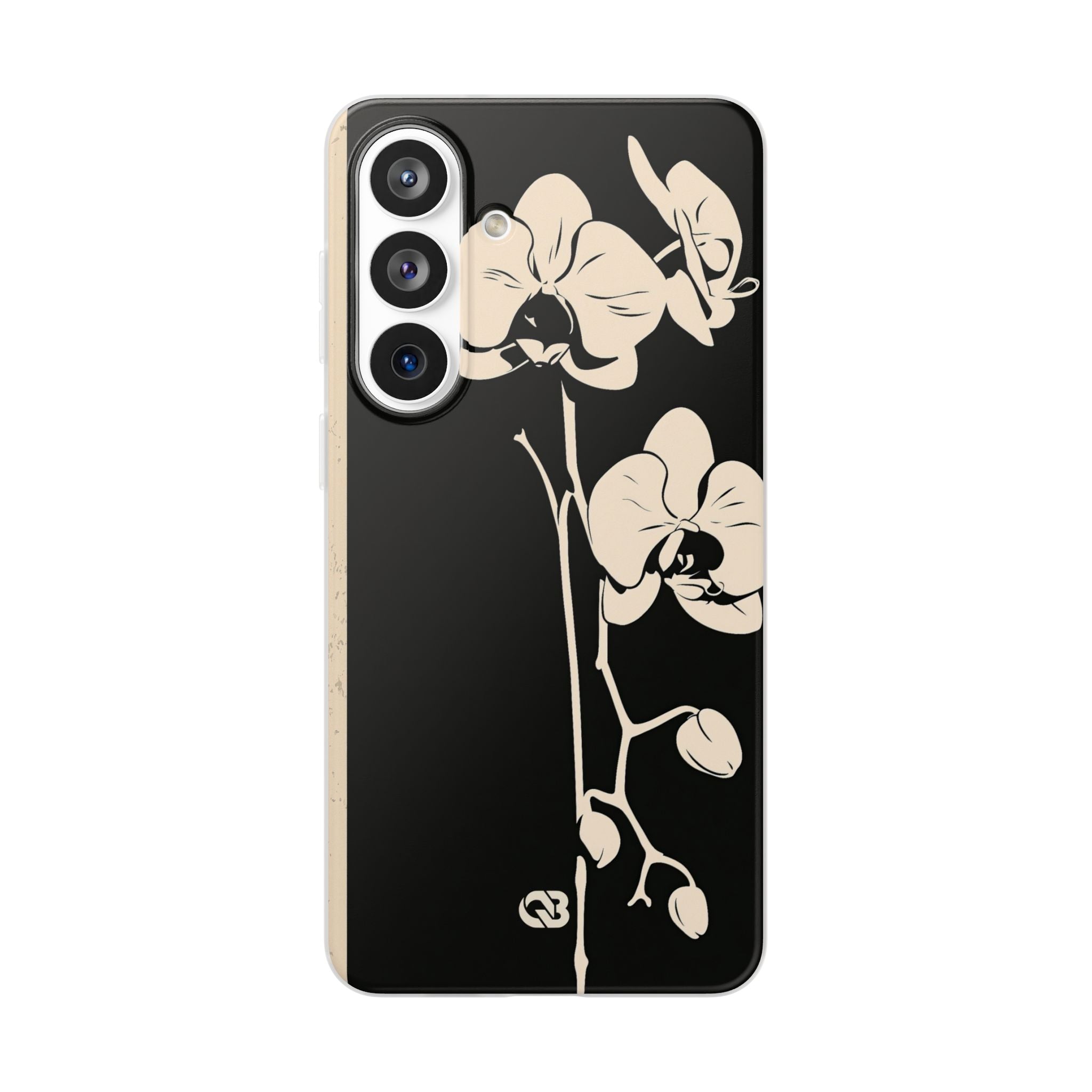 Black Lite Phone Case for Samsung - Obsidian Bone Orchid