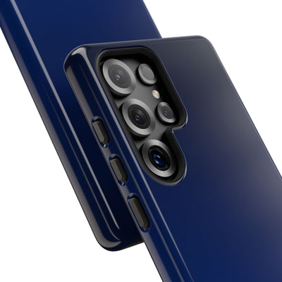 Blue Tough Phone Case for Samsung - Midnight Cobalt Fade