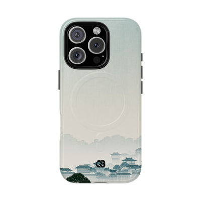 Blue Tough 2.0 Magsafe Phone Case for iPhone - Mist Valley Pagoda