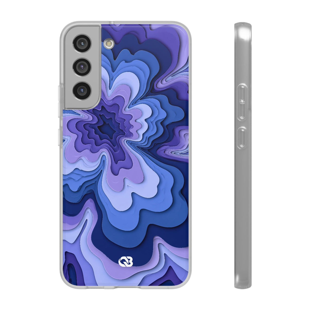 Periwinkle Strata Bloom · Lite Phone Case for Samsung · Purple