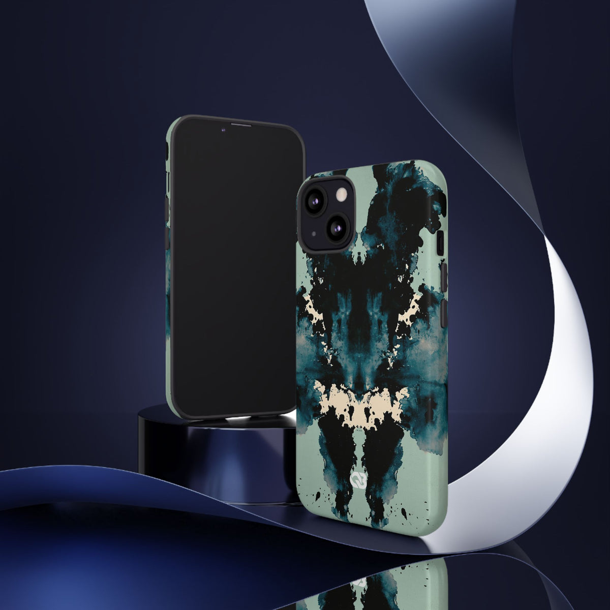 Rorschach Ink Void · Tough Phone Case for iPhone · Black
