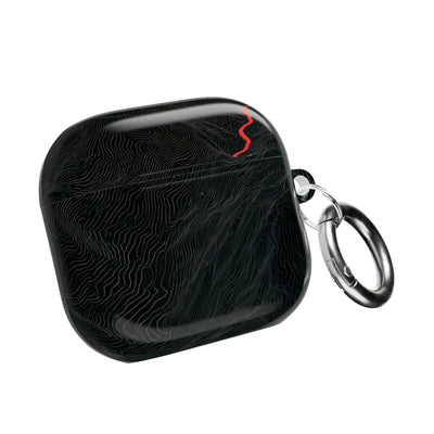 Crimson Ridge Pass · Hard Case for AirPods & AirPods Pro · Black