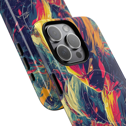 Yellow Fury iPhone 15 Pro Max Case - Tough+