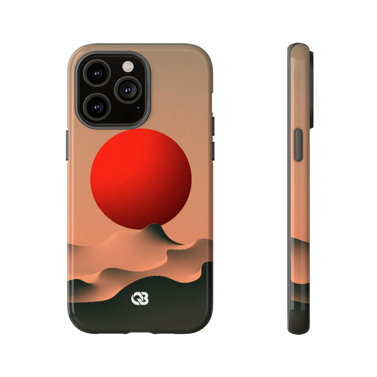 Crimson Sol Ridge · Tough Phone Case for iPhone · Red