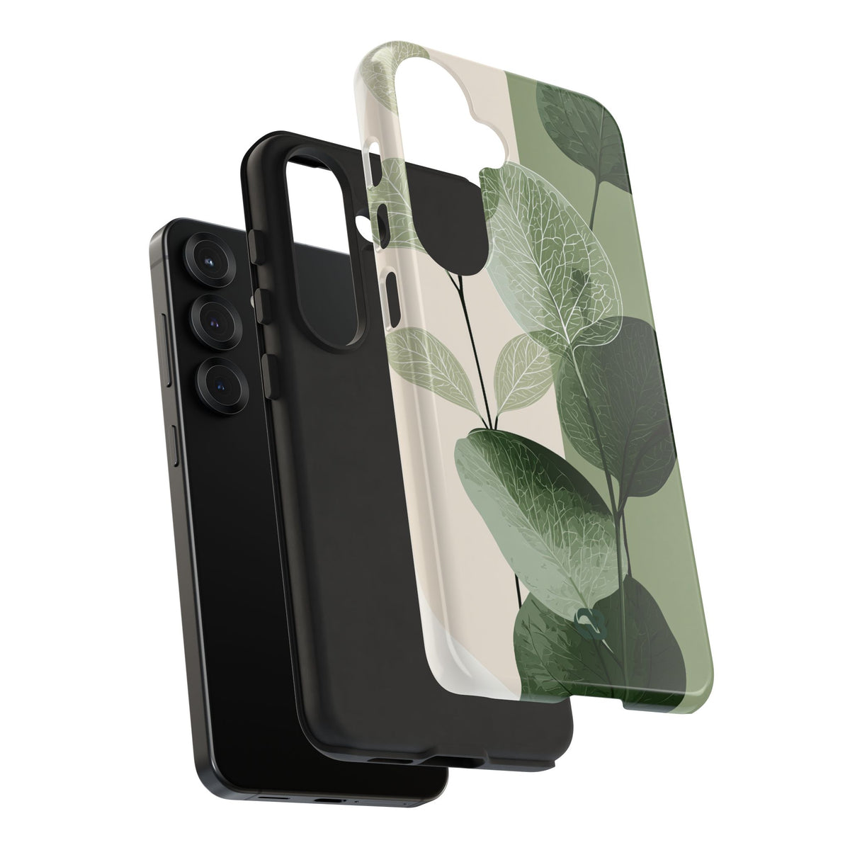 Layered Eucalyptus Study · Tough Phone Case for Samsung · Green