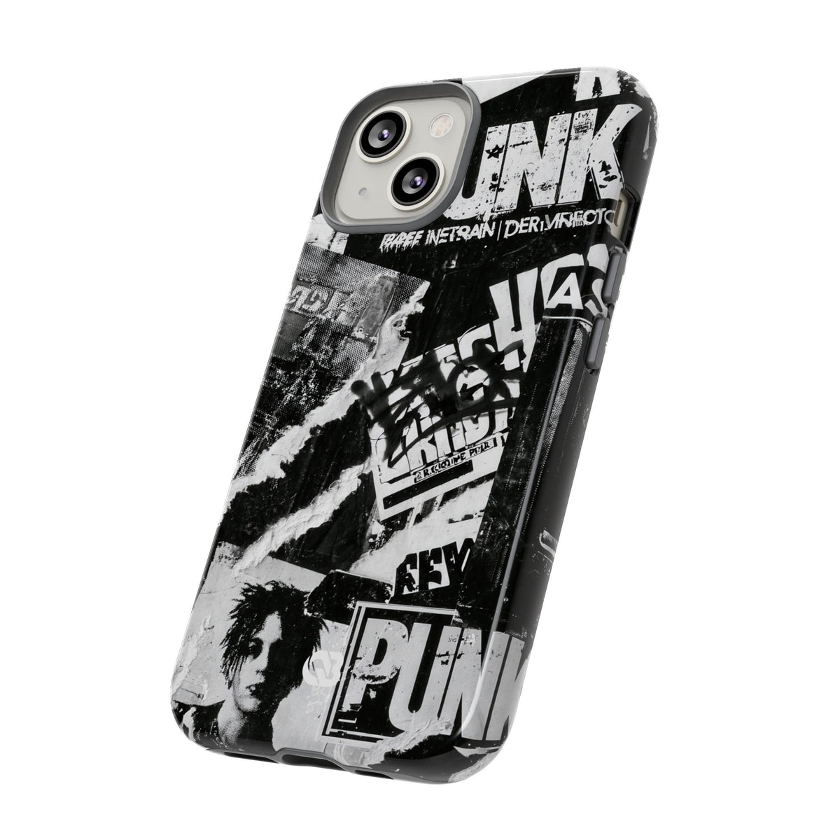Underground Punk Collage · Tough Phone Case for iPhone · Black
