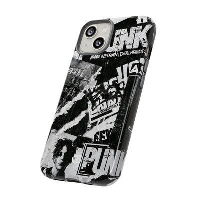 Underground Punk Collage · Tough Phone Case for iPhone · Black