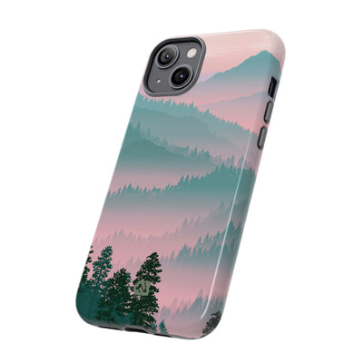 Teal Tough Phone Case for iPhone - Alpine Mist Teal
