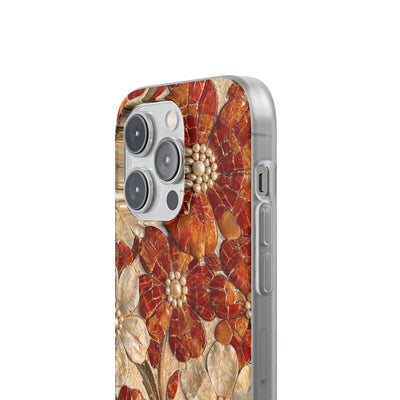 Carnelian Pearl Bloom · Lite Phone Case for iPhone ·  Orange
