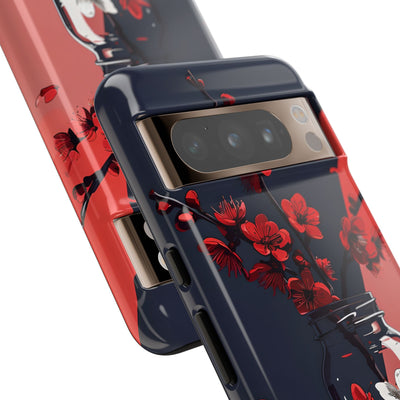 Crimson Blossom Jar · Tough Handyhülle für Google Pixel