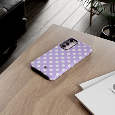 Lavender Polka Grid · Tough Θήκη για Samsung