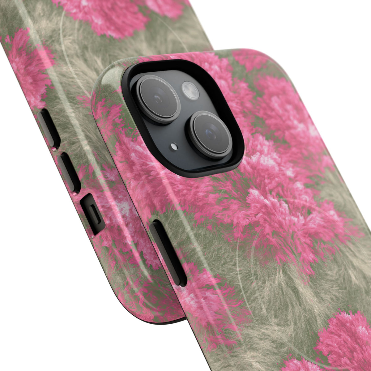 Digital Blossom · Tough 2.0 Magnetic Phone Case for iPhone · Pink