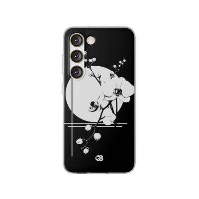 Black Lite Phone Case for Samsung - Lunar Orchid Grid