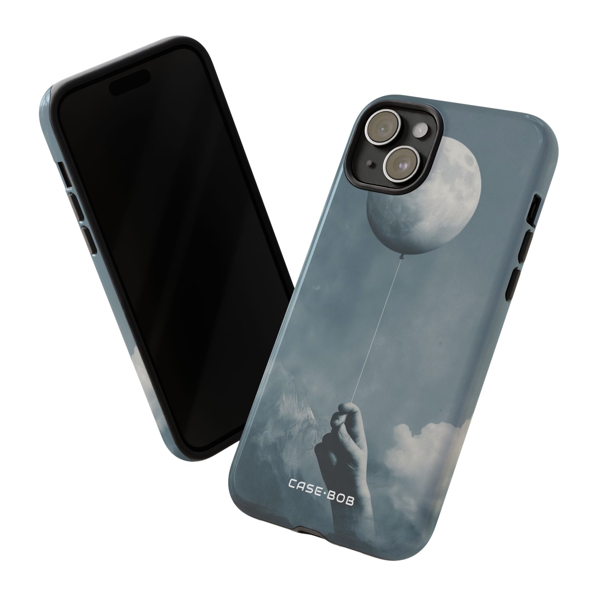 Moon Balloon iPhone 15 Plus Case - Tough