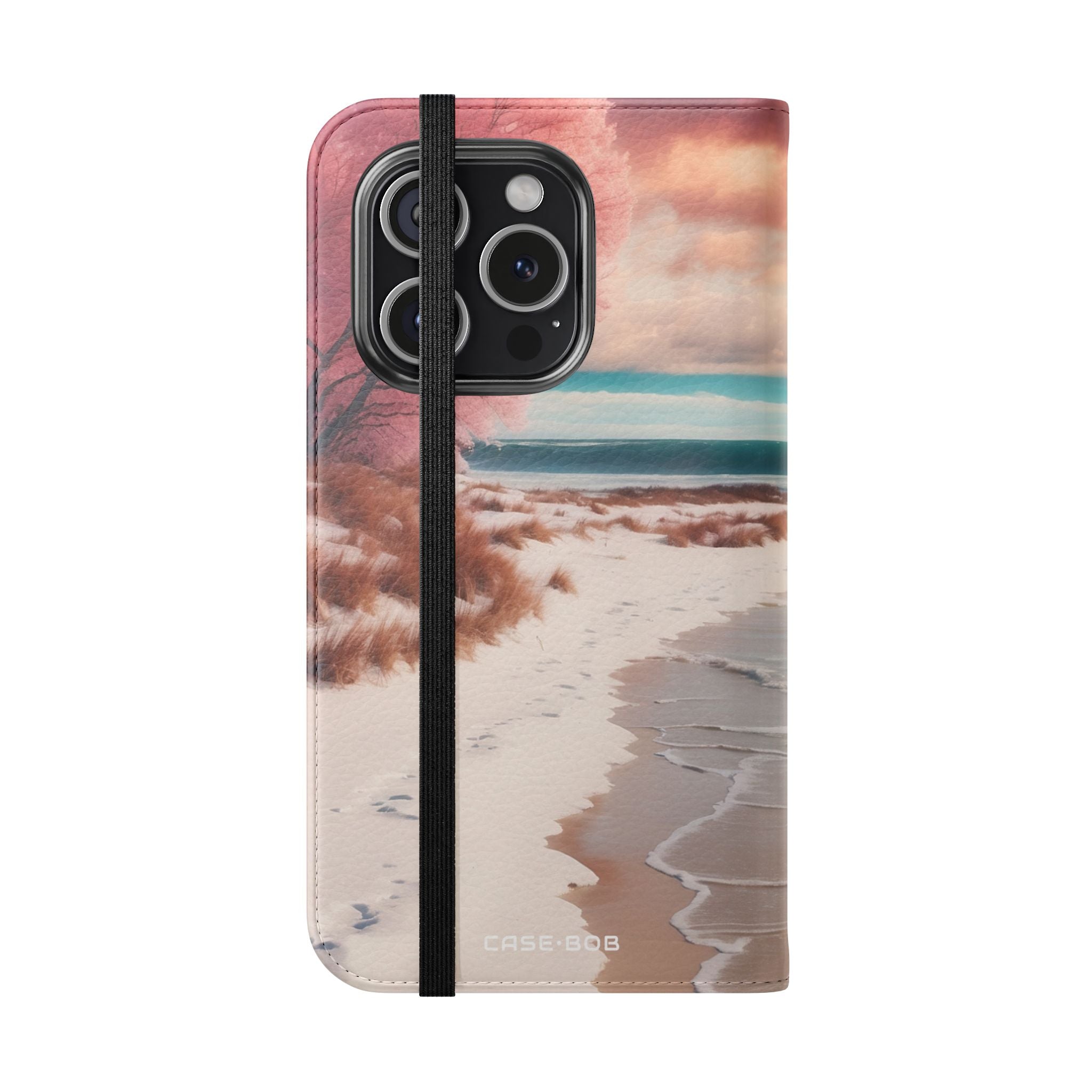 Pink Breeze Tree - iPhone 15 Pro Case - Wallet