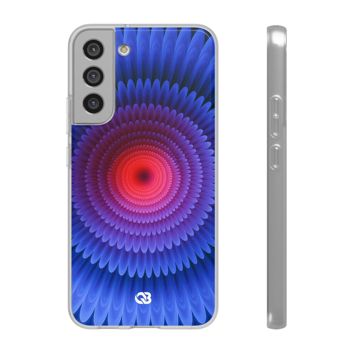 Radial Spectrum Bloom · Lite Phone Case for Samsung · Blue