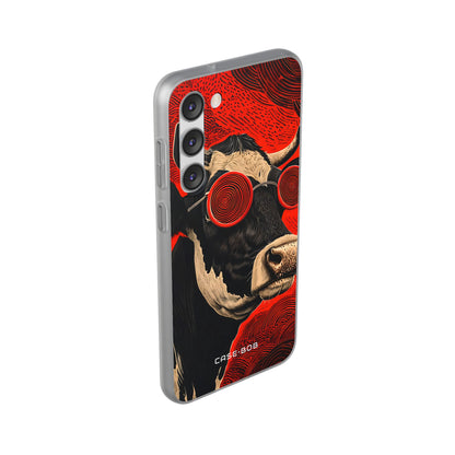 Hypnotic Cow Samsung S23 Plus Case - Soft