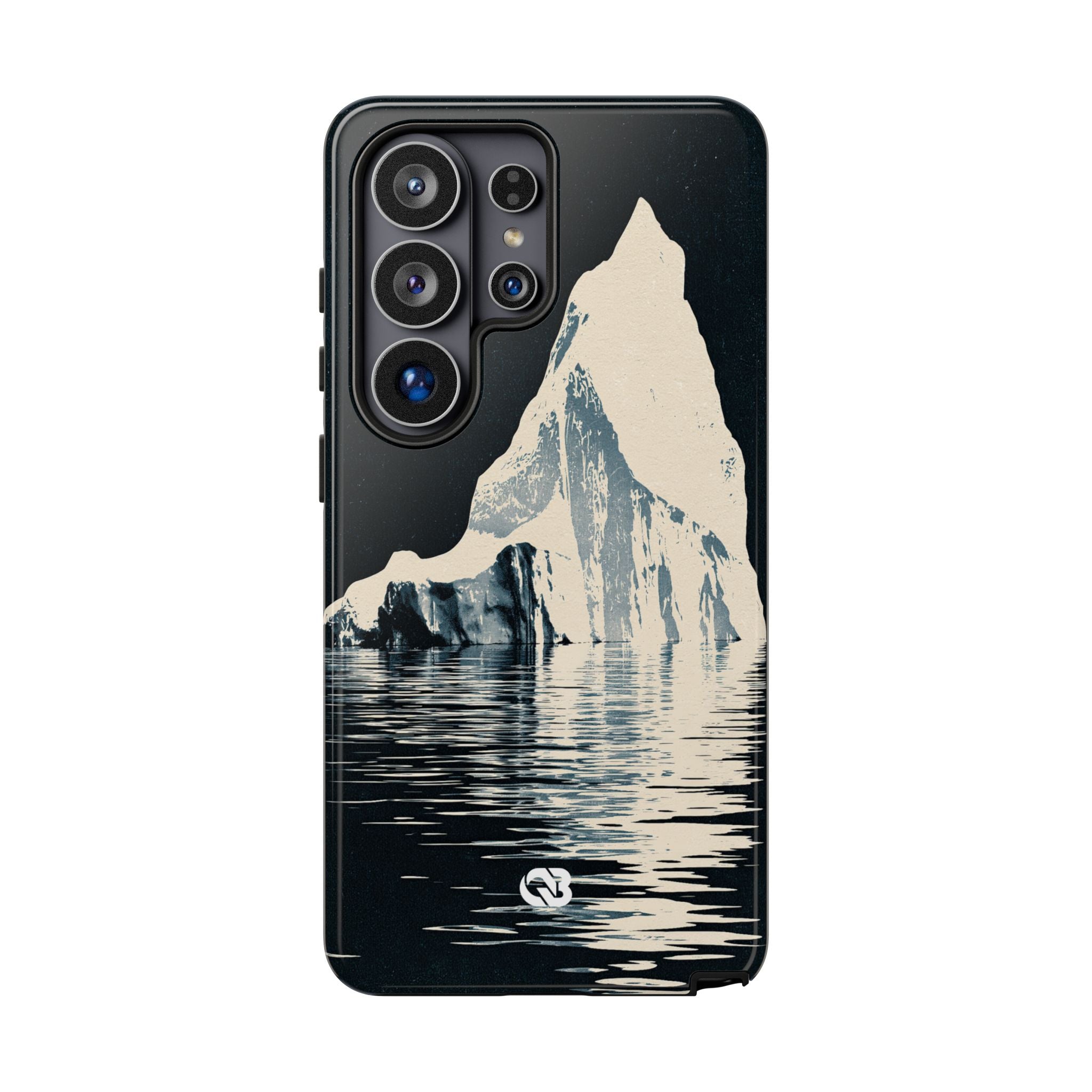 Blue Tough Phone Case for Samsung - Frozen Navy Monolith