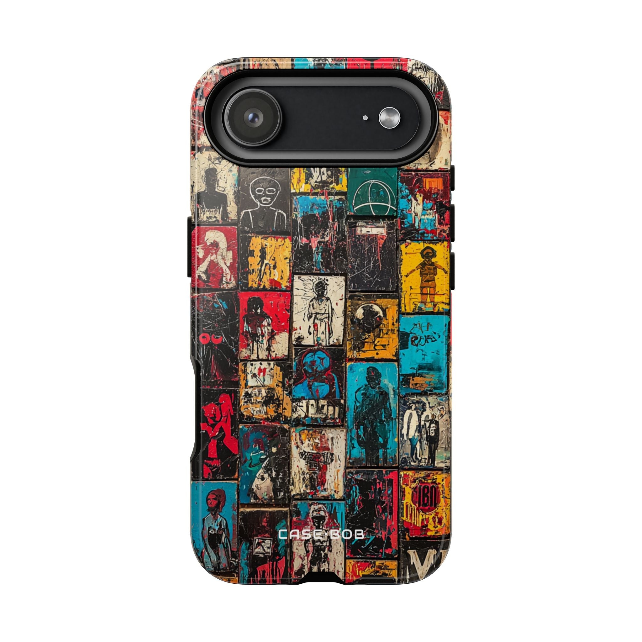 Figured Grid iPhone 17 Air Case - Tough - CASE•BOB