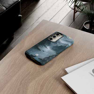 Silent Nordic Fjord · Tough Phone Case for Samsung · Blue