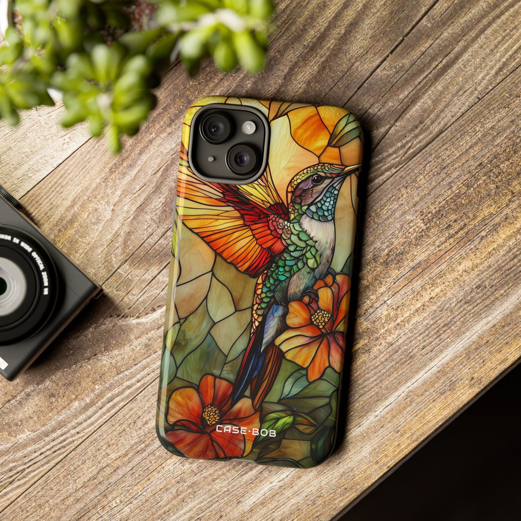 Hummingbird Radiance iPhone 15 Plus Cover - Tough