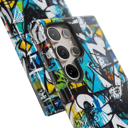 White Ripple Drift Samsung S24 Ultra Case - Tough