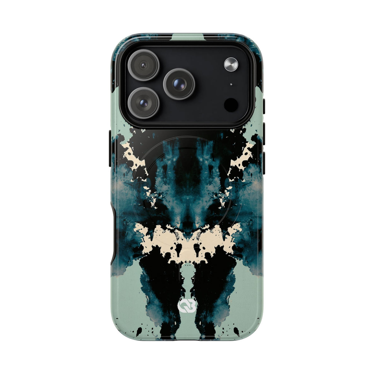 Rorschach Ink Void · Tough 2.0 Magnetic Phone Case for iPhone · Black