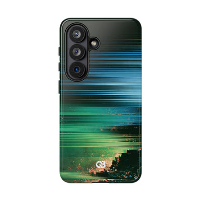 Digital Shoreline Drift · Tough Phone Case for Samsung · Teal